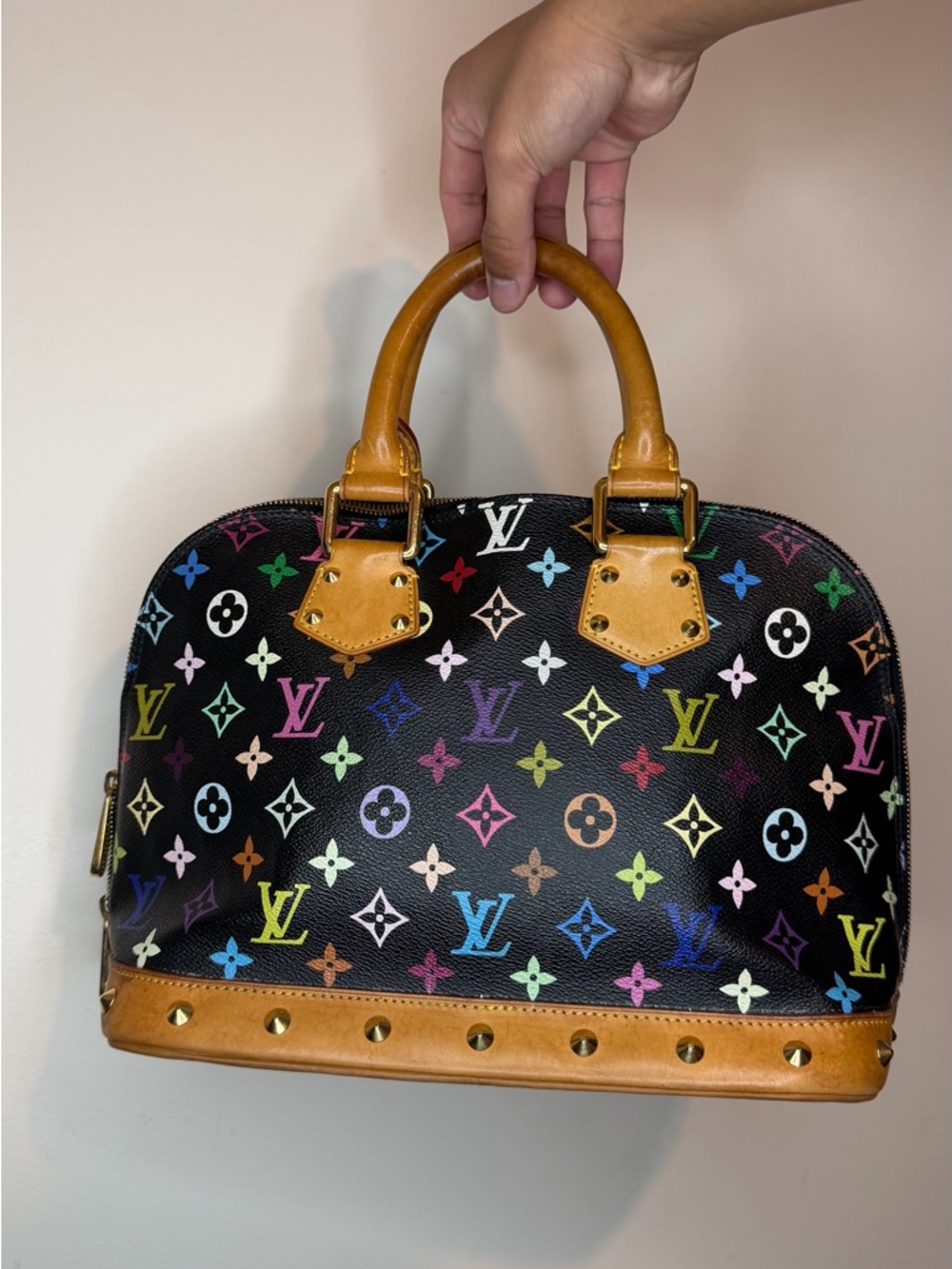 Louis Vuitton Takashi Murakami Multicolore Alma Pm - Picture 2 of 8